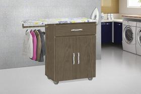 Tabua de passar mdp c/gaveta amêndoa passe bem móveis