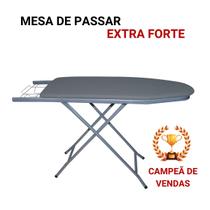 Tábua de Passar Passadeira Mesa Extra Forte Dobrável com Porta Ferro 3 Níveis de Altura Someway Tábua de Passar Passadeira Mesa Extra Forte Dobrável com Porta Ferro 3 Níveis de Altura Someway