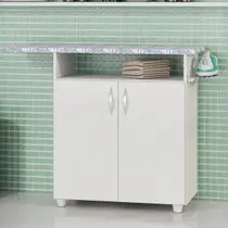 Tábua de Passar Roupa 2 Portas Rouge Branco New - Pnr Móveis