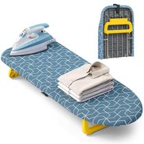 Tábua de passar roupa APEXCHASER dobrável 81 x 30 cm azul-celeste