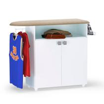 Tabua de Passar Roupa Bianca Gabinete Multiuso Branco AJL