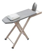 Tábua De Passar Roupa C/ Tecido Térmico Madeira Pinus