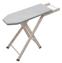 Tabua De Passar Roupa Cinza De Madeira Com Forro Térmico + extensao 1,5 metro Tabua De Passar Roupa Cinza De Madeira Com Forro Térmico + extensao 1,5 metro