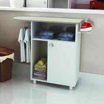 Tábua De Passar Roupa Com Armário 1 Porta Cr30008 Branca Tábua De Passar Roupa Com Armário 1 Porta Cr30008 Branca