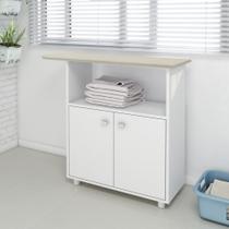 Tábua De Passar Roupa Com Armário 2 Portas Cr30011 Branca
