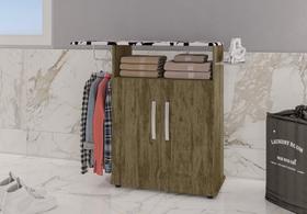 Tábua de Passar Roupa com Armário 2 Portas Prateleira Suporte Para Ferro Cabideiro Tábua de Passar Roupa com Armário 2 Portas Prateleira Suporte Para Ferro Cabideiro