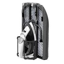 Tábua de passar roupa de mesa RAINHOL com suporte de ferro preta Tábua de passar roupa de mesa RAINHOL com suporte de ferro preta