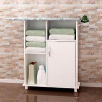 Tábua de Passar Roupa Florence 1 Porta Branco Brilho New Notável Tábua de Passar Roupa Florence 1 Porta Branco Brilho New Notável