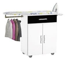Tabua De Passar Roupa Gaveta 2 Portas Bra / Pre + Cabideiro