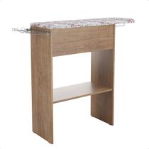 Tábua de Passar Roupa Reforçada com Suporte para Ferro, Nicho e Tecido Térmica