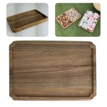 Tábua De Petiscos P/ Servir Retangular Madeira Acacia 19cm Fullfit