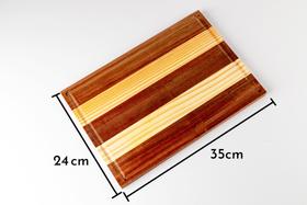 Tábua de Pinus com Jequitibá Madeira Alta Qualidade 35x24 cm