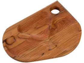 Tábua de Servir de Madeira Tramontina Bruno Faucz Folium 35x27cm