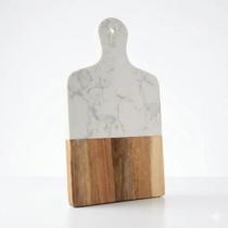 Tábua Dupla Mármore Madeira Corte Alimentos Frescos e Secos LARG.21,5CM COMPR.33CM ALT.1,2CM Tábua Dupla Mármore Madeira Corte Alimentos Frescos e Secos LARG.21,5CM COMPR.33CM ALT.1,2CM