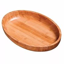 Tábua Gamela Oval Em Bambu Para Churrasco 41x27cm 3363 Mor