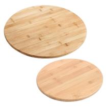 Tábua Giratória Axis Petisqueira Base Rotativa Bambu Queijos Tábua Giratória Axis Petisqueira Base Rotativa Bambu Queijos