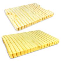 Tábua Madeira Invertida P/ Cozinha Churrasco Petisco Frios Pinus