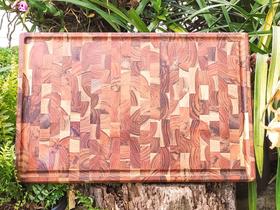 Tábua Madeira Invertida Teca - 58,5x38cm