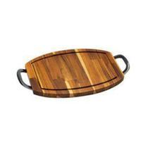 Tábua Madeira P/ Corte com Alças Queens 36x25x02cm Código 13139 - Woodart Tábua Madeira P/ Corte com Alças Queens 36x25x02cm Código 13139 - Woodart