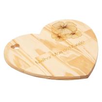 Tábua Madeira Pinus Coração 33x30x1,6Cm - WOLFF