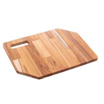 Tábua Madeira Teca multiuso carne Churrasco Wolff 40x30x1,5cm Tábua Madeira Teca multiuso carne Churrasco Wolff 40x30x1,5cm