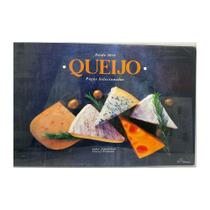 Tábua Média de Vidro para Corte Carne Queijo Legumes Churrasco Temperado antibac 30x20 - Em casa tm