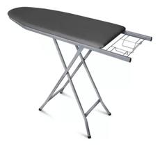 Tábua Mesa De Passar Roupa Extra Forte Grande Passadeira Lisa Cinza Cinza Tábua Mesa De Passar Roupa Extra Forte Grande Passadeira Lisa Cinza Cinza