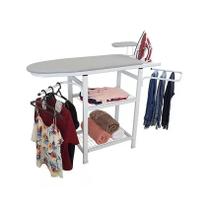 Tábua Mesa De Passar Roupa Multiuso C/ Passa Manga Porta Calça Prateleira Tábua Mesa De Passar Roupa Multiuso C/ Passa Manga Porta Calça Prateleira