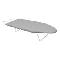 Tabua Mesa De Passar Roupa Portátil De Ferro Resistente Cor Prata Metalizado C
