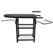 Tabua Mesa de Passar Roupas Multiuso Passadeira Reforçada Multifuncional Com Forro Metalizado Calceiro e Cabideiro Black Tabua Mesa de Passar Roupas Multiuso Passadeira Reforçada Multifuncional Com Forro Metalizado Calceiro e Cabideiro Black