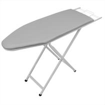 Tabua Mesa Passar Roupa Grande Forte Passadeira Dobrável Profissional Portátil Porta Ferro Capa Forro Térmico Reforçada