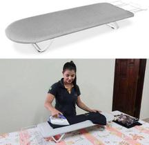 Tabua Mesa Passar Roupa Portátil Dobrável Cama C/Porta Ferro Marca SmartAço