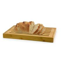 Tábua Migalheira De Bambu Sense Para Cortar Pães Ou 37x22cm Tábua Migalheira De Bambu Sense Para Cortar Pães Ou 37x22cm