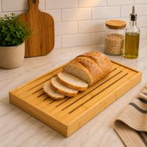 Tábua Migalheira Para Pães em Bambu Tábua Migalheira Para Pães em Bambu
