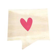 Tábua mini Decorativa Like Coração Tábua mini Decorativa Like Coração