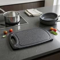 Tabua Multiuso Polipropileno Para Corte De Carnes Cor Preto 30x20cm Antiderrapante Tabua Multiuso Polipropileno Para Corte De Carnes Cor Preto 30x20cm Antiderrapante