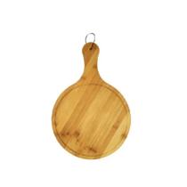 Tabua p/ Mini Pizza de Bambu Corte Multiuso Cozinha