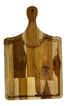 Tabua Para Churrasco C/ Cabo De Madeira Rustica 29 X 47 Cm Tabua Para Churrasco C/ Cabo De Madeira Rustica 29 X 47 Cm