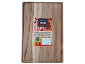 Tábua para Churrasco de Madeira Retangular - Tramontina Grande