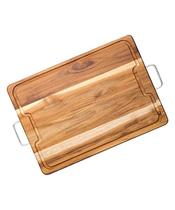 Tabua Para Churrasco De Madeira Teca 33x25 Cm Grilazer