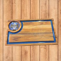 Tábua para Churrasco de Teca Time de Futebol - Grêmio