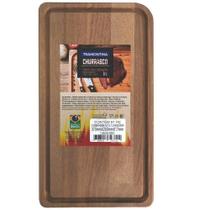 Tabua para churrasco em madeira natural - 13530092