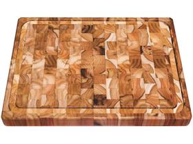 Tábua para Churrasco Madeira Retangular Cubus Tramontina 50x38cm