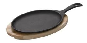 Tábua para Churrasco Mix Grill Oval Ferro Fundido e Madeira Tramontina Tábua para Churrasco Mix Grill Oval Ferro Fundido e Madeira Tramontina