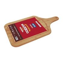 Tabua Para Cortar Carne Com Alca Bamboo 50 Cm X 30 Cm 3358 mor Tabua Para Cortar Carne Com Alca Bamboo 50 Cm X 30 Cm 3358 mor