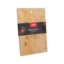 Tábua Para Corte de Bambu 35x25cm Natural 9610002 - Etilux Tábua Para Corte de Bambu 35x25cm Natural 9610002 - Etilux