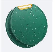 Tábua Para Corte Polietileno Carne Legumes 30x32cm Frutas Cor Verde