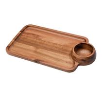 Tábua para Petisco em Acácia 4x20x37cm Kenya