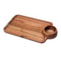 Tábua para Petisco em Acácia 4x20x37cm Kenya