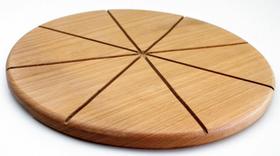 Tábua para Pizza de 50 cm c/ Guia de Corte - EL TORO PERSON Tábua para Pizza de 50 cm c/ Guia de Corte - EL TORO PERSON